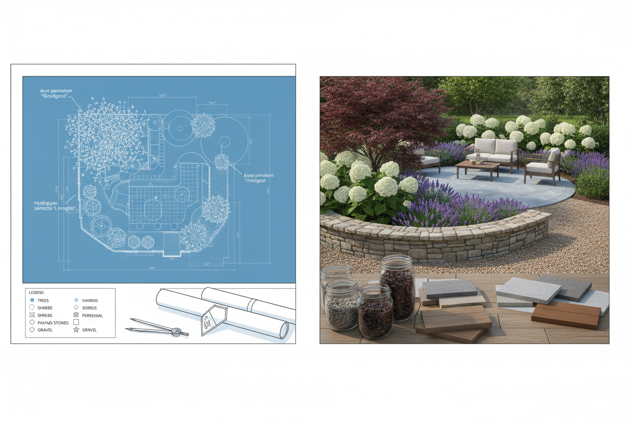 设计蓝图与3D效果图