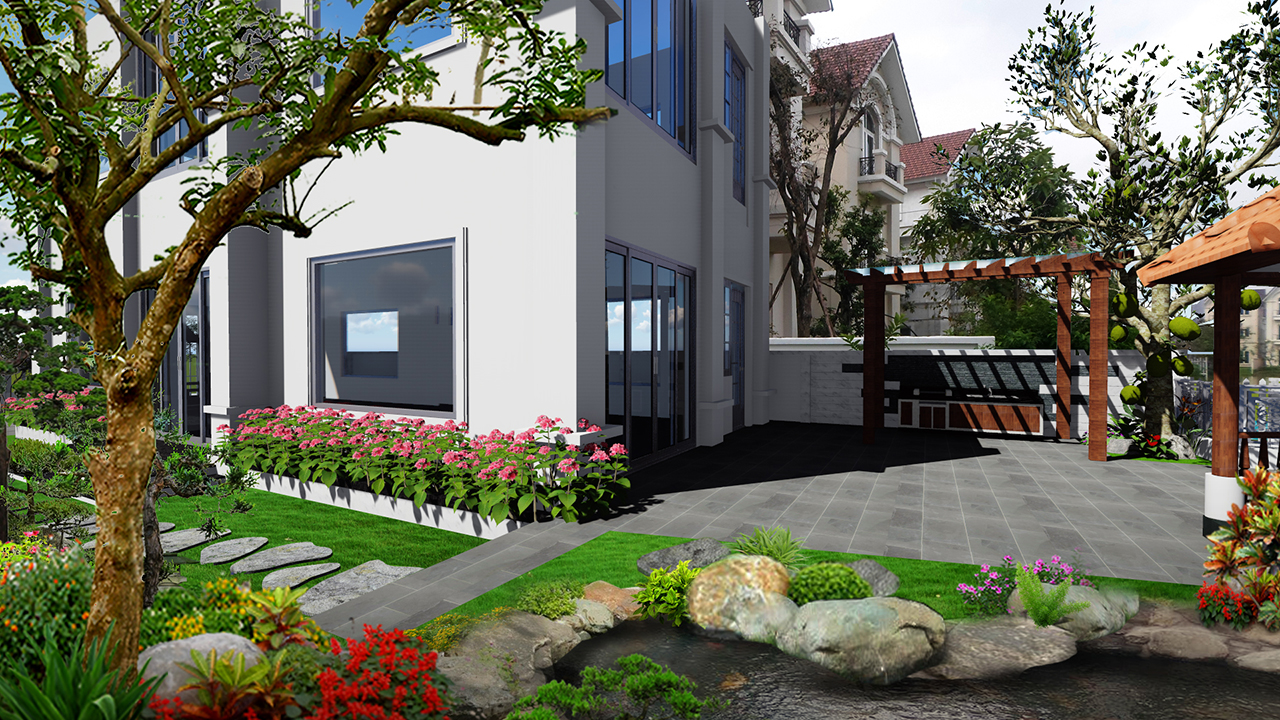 Villa Landscape Design Plan