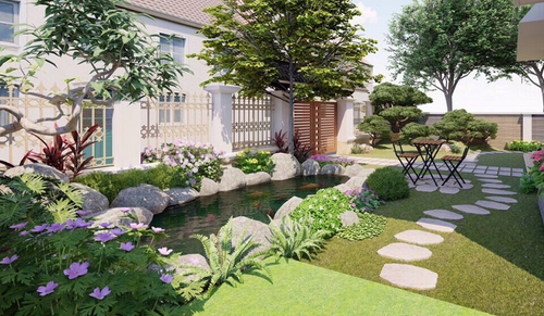 Villa Landscape Design Plan